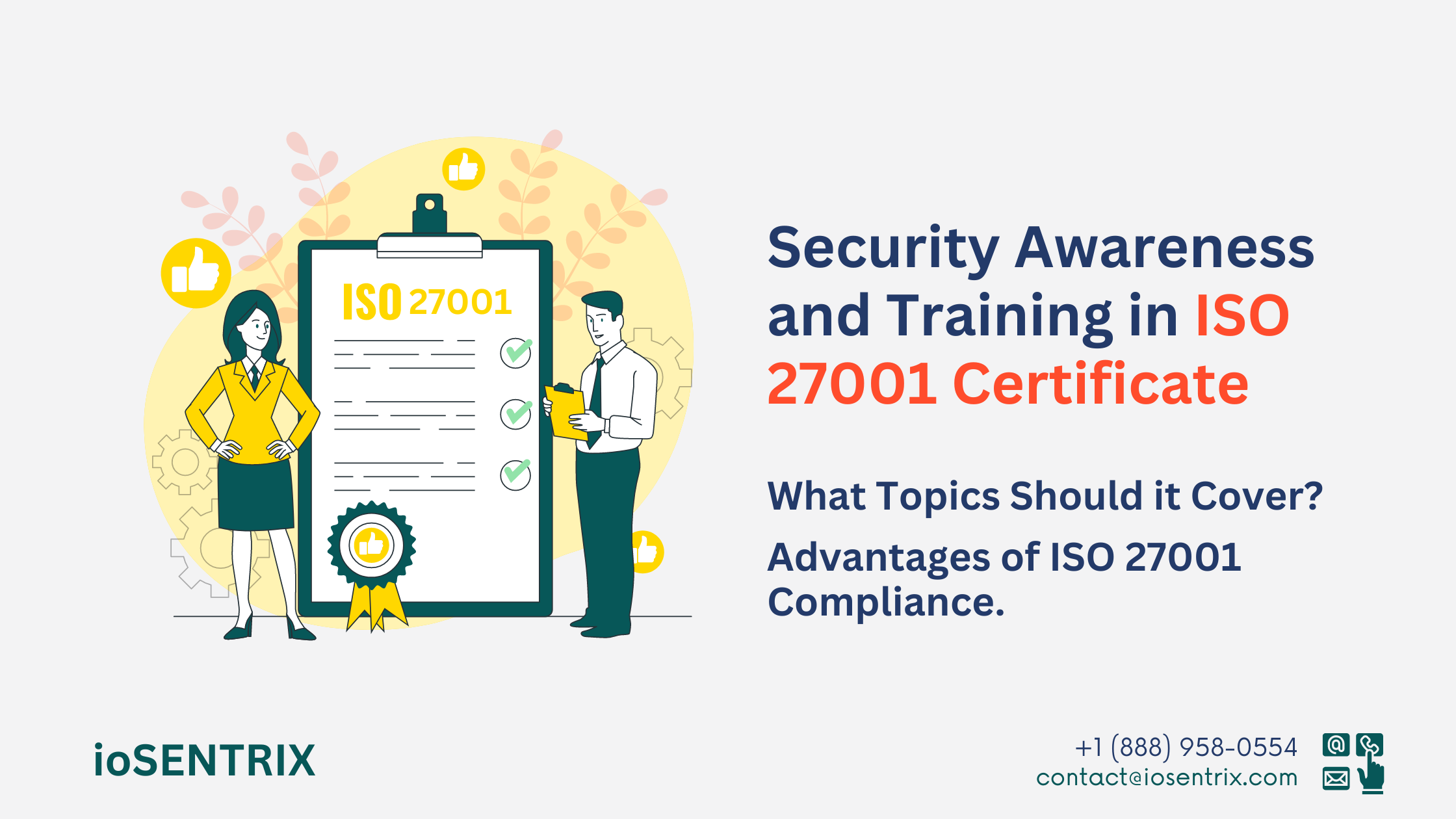 Security Awareness And Training in 27001 Certificate